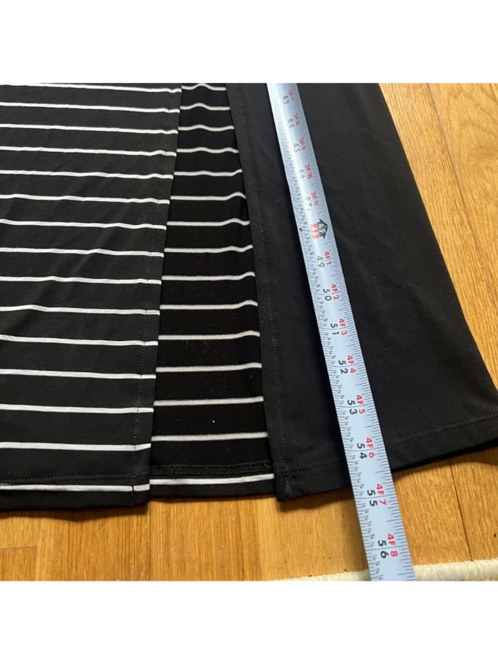 Whimsigoth New Romantics Free People M Black & White Striped Referee Maxi Dress - Picture 15 of 16